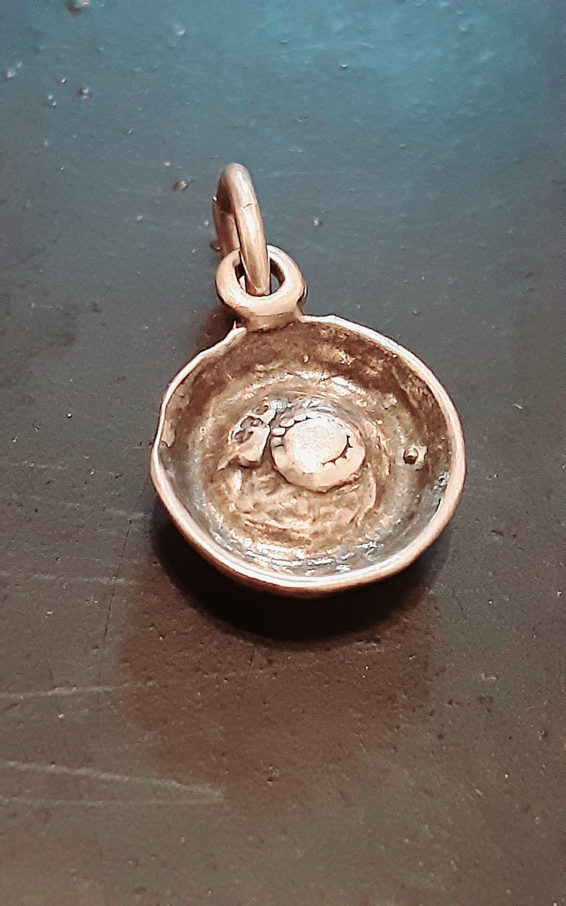 Sterling Silver 925 Dog Bowl Charm
