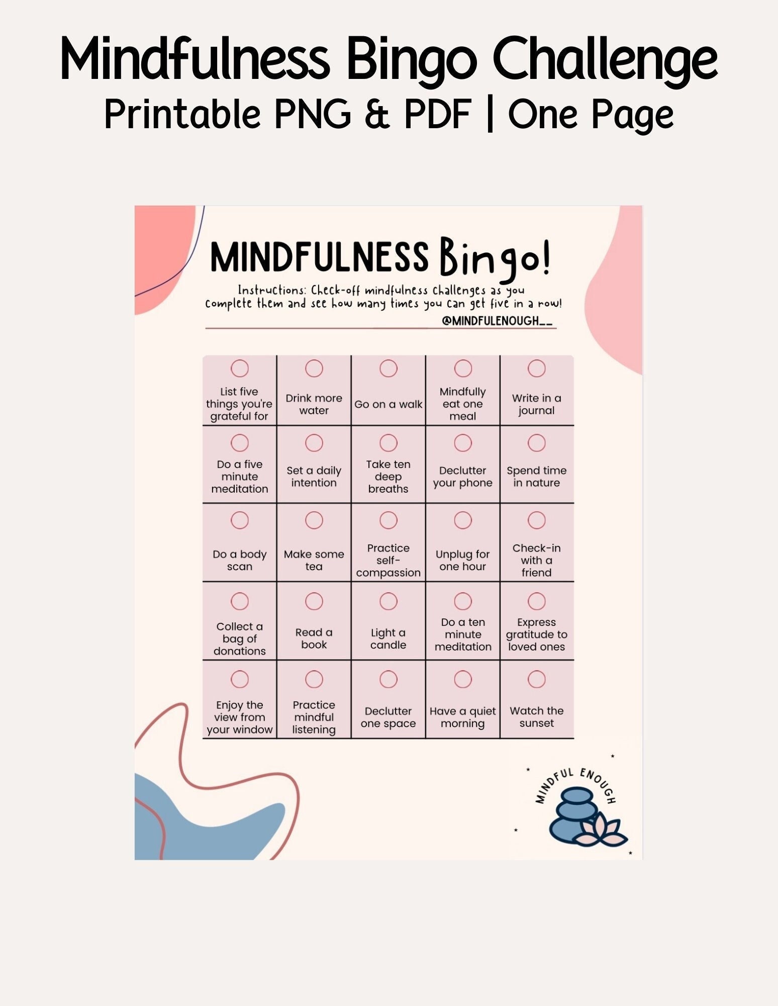 Mindfulness en el bingo