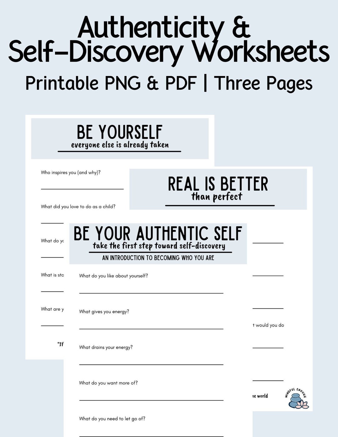 Printable Authenticity Self discovery Worksheets Personal Printable Authenticity Self discovery Worksheets Personal