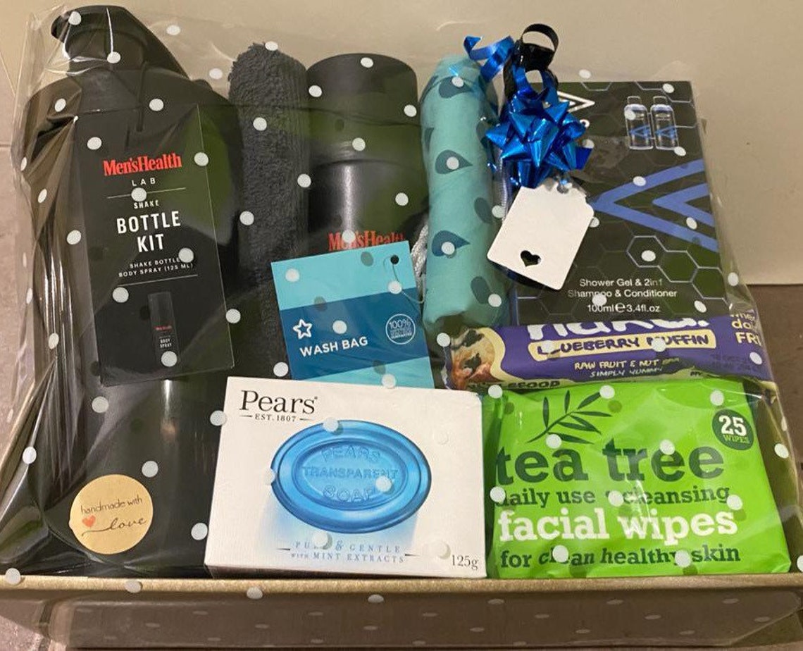 Mens Fitness Gym Gift Hamper / Mens Fitness Gift Etsy