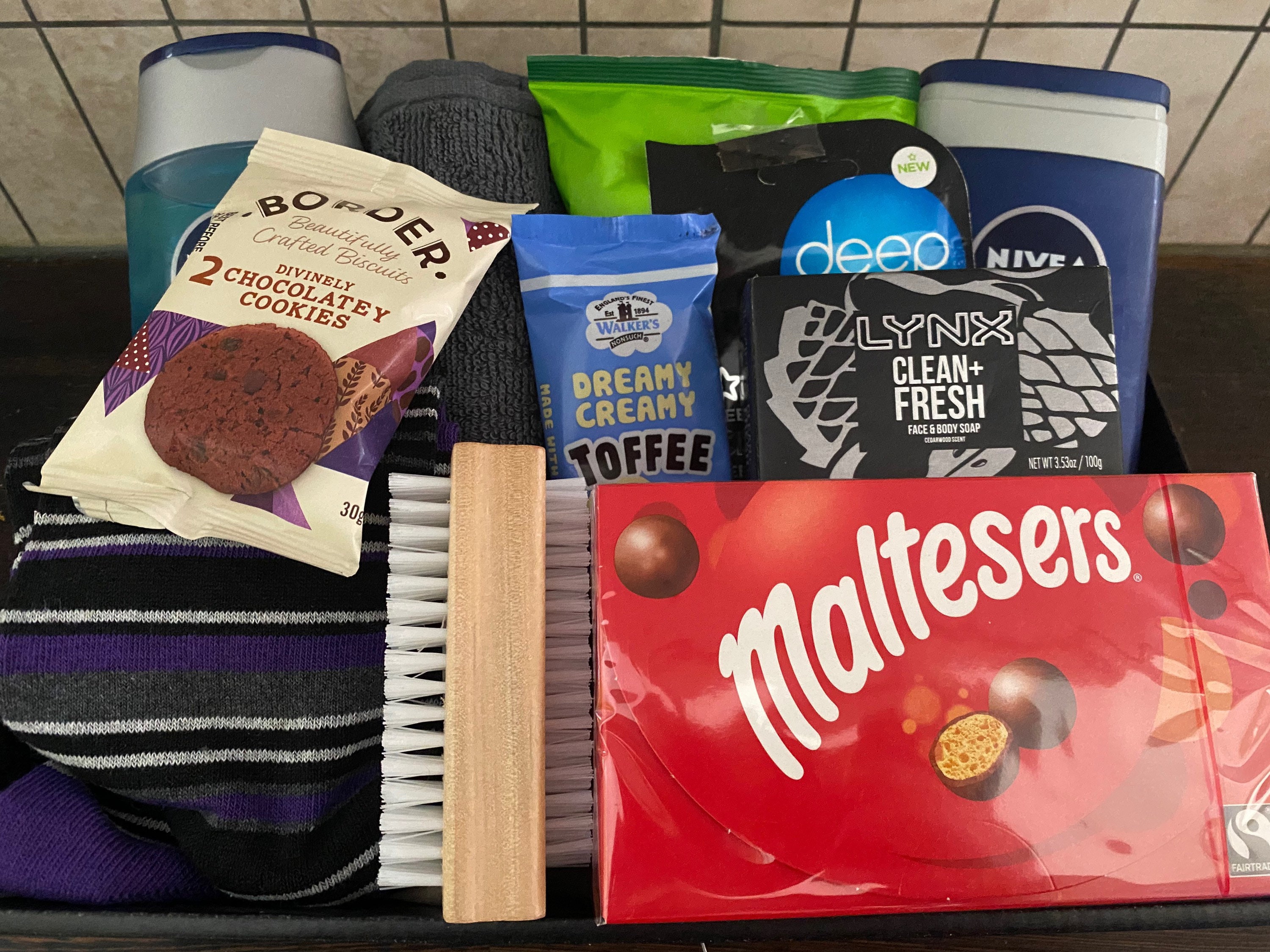 Men’s Birthday Present Hamper Basket Gift Idea for him husband dad lynx set Men’s Birthday Present Hamper Basket Gift Idea for him husband dad lynx set