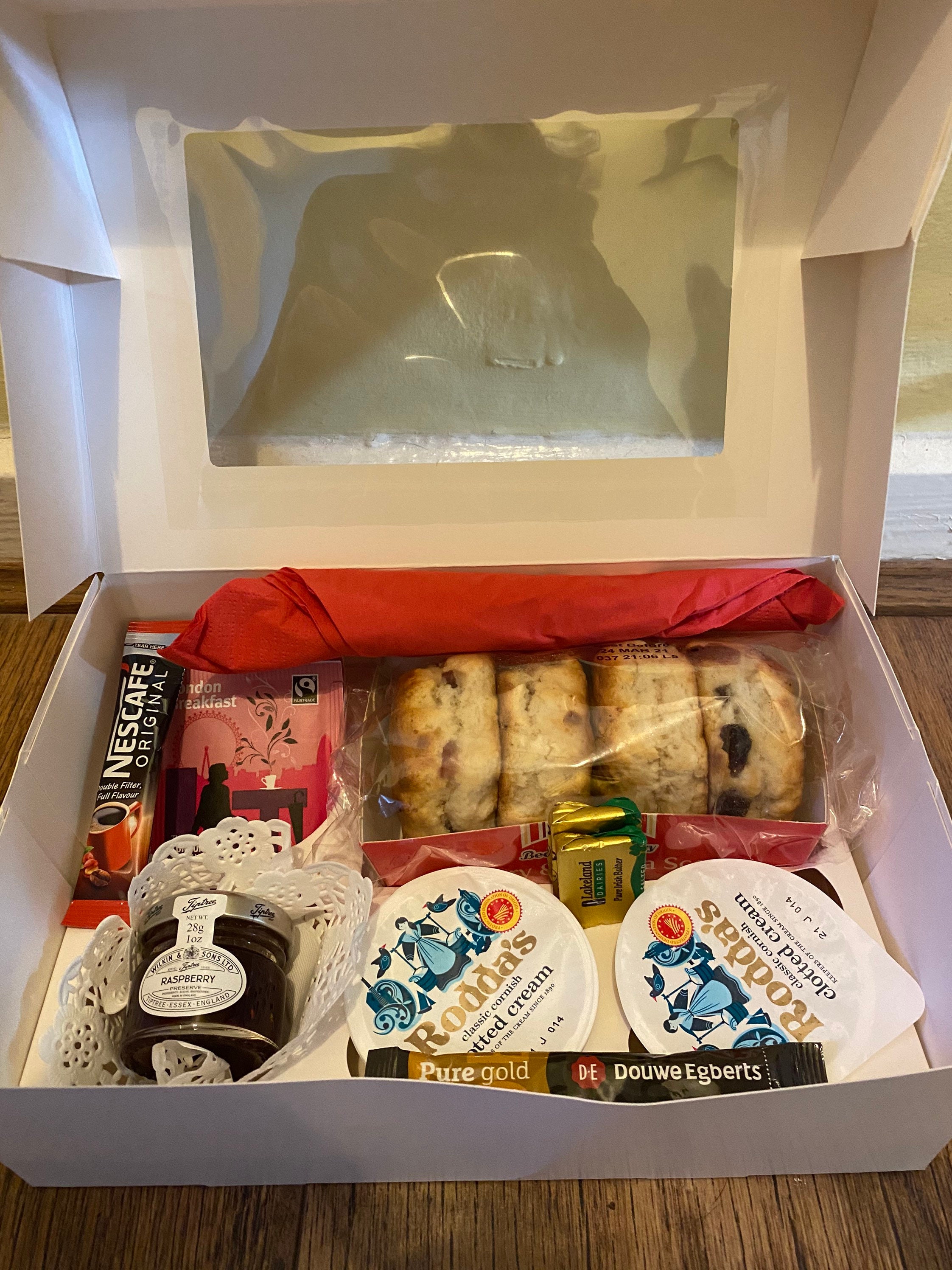 Afternoon Tea Box / Cream Tea and Scone Gift / Birthday Etsy