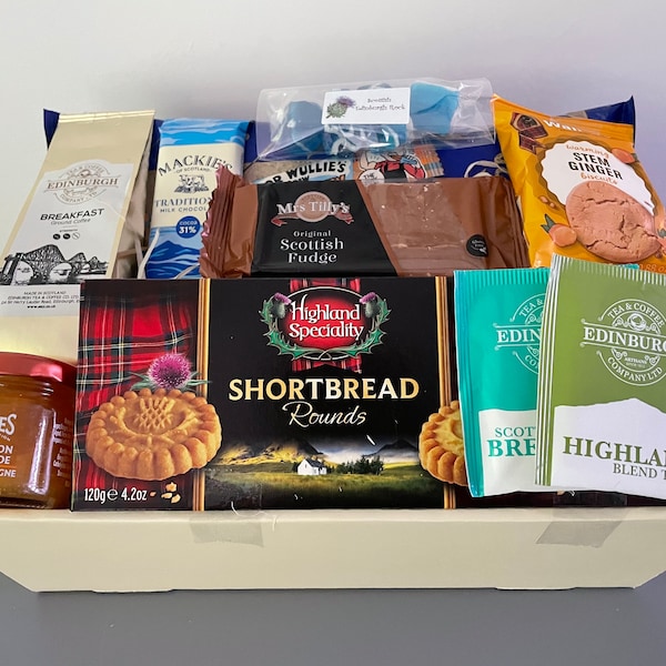 Scottish Food Gift Hamper | Scottish Hamper |Scottish Gift | Scotland Theme Gift Hamper | Luxury Scottish Treat Box