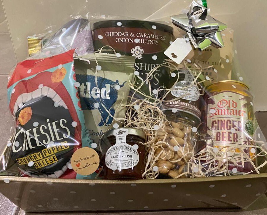 Luxury Savoury Chutney Cheese Biscuit Gift Hamper. Luxury Etsy