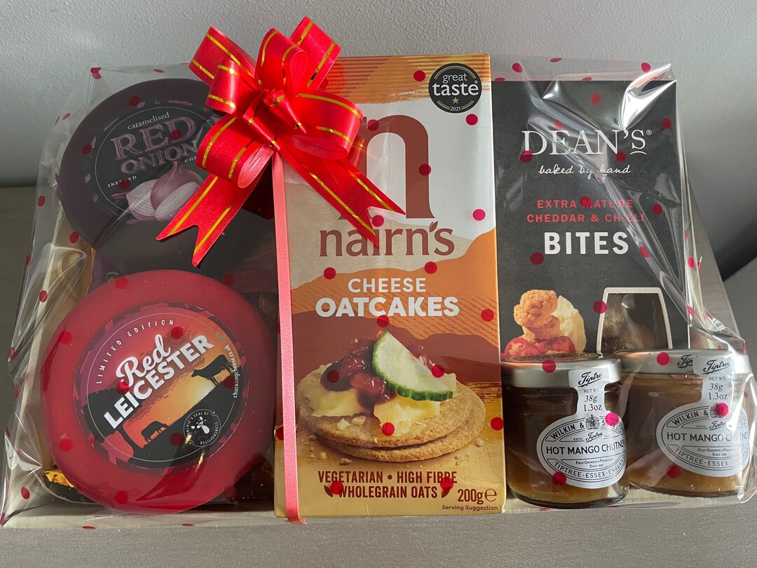 Luxury Cheese and Biscuit Hamper Fathers Day Hamper Cheese and Chutney Gift Cheese Hamper cheese
