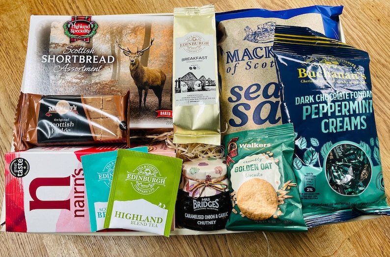 Luxury Scottish Food Gift Hamper | Shortbread, Fudge, Tea - Etsy Australia
