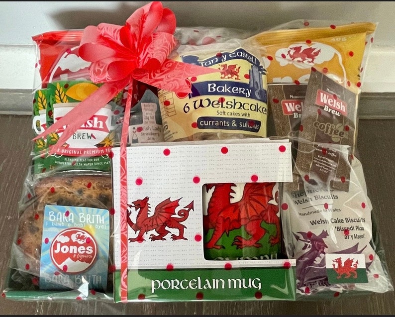 Welsh Gift Hamper Welsh Hamper Welsh Gift Welsh Afternoon Tea Gift from Wales Welsh Welcome Pack A Taste Of Wales Food Hamper image 1