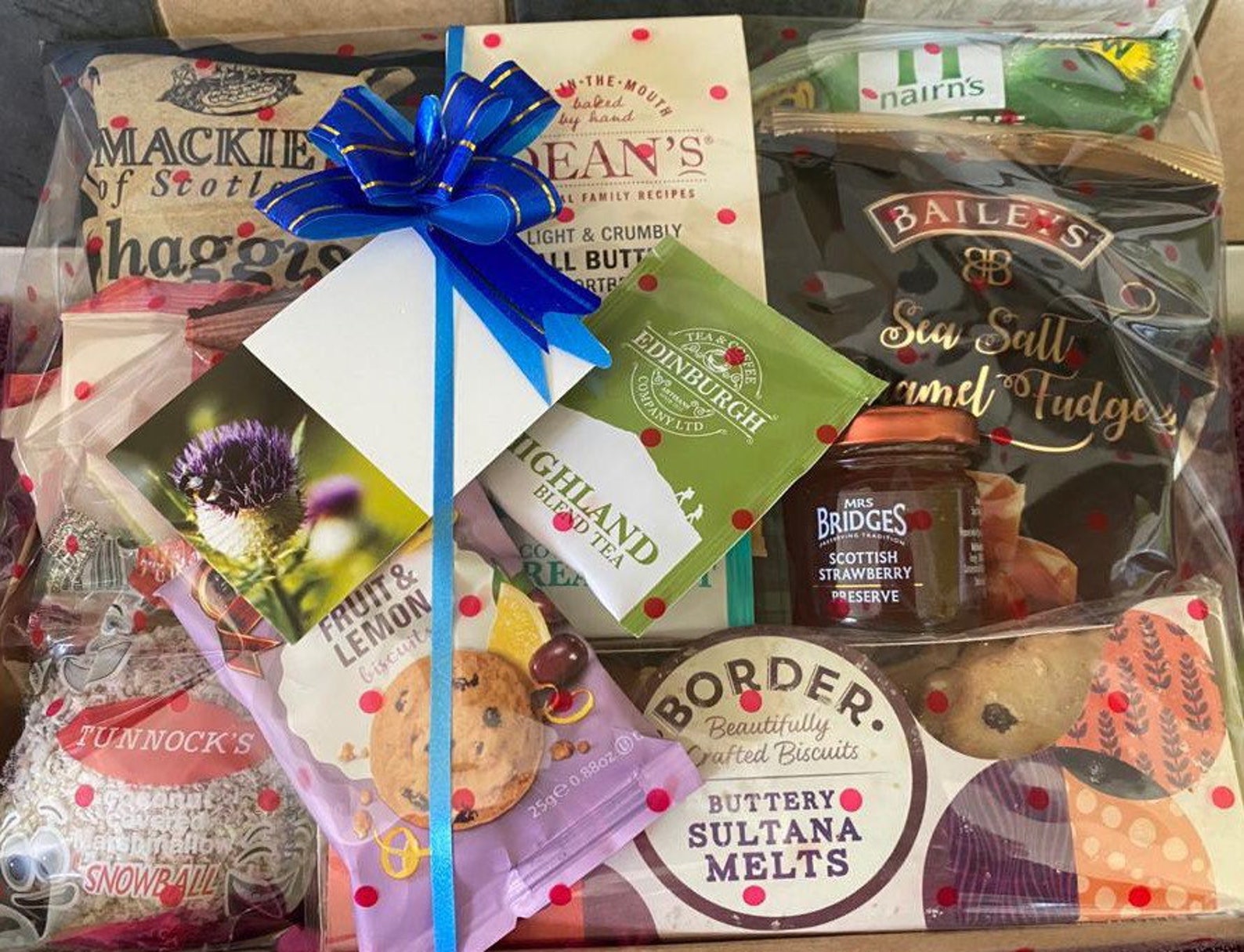 Scottish Luxury Themed Food Gift Hamper / Scottish Food Hamper Etsy