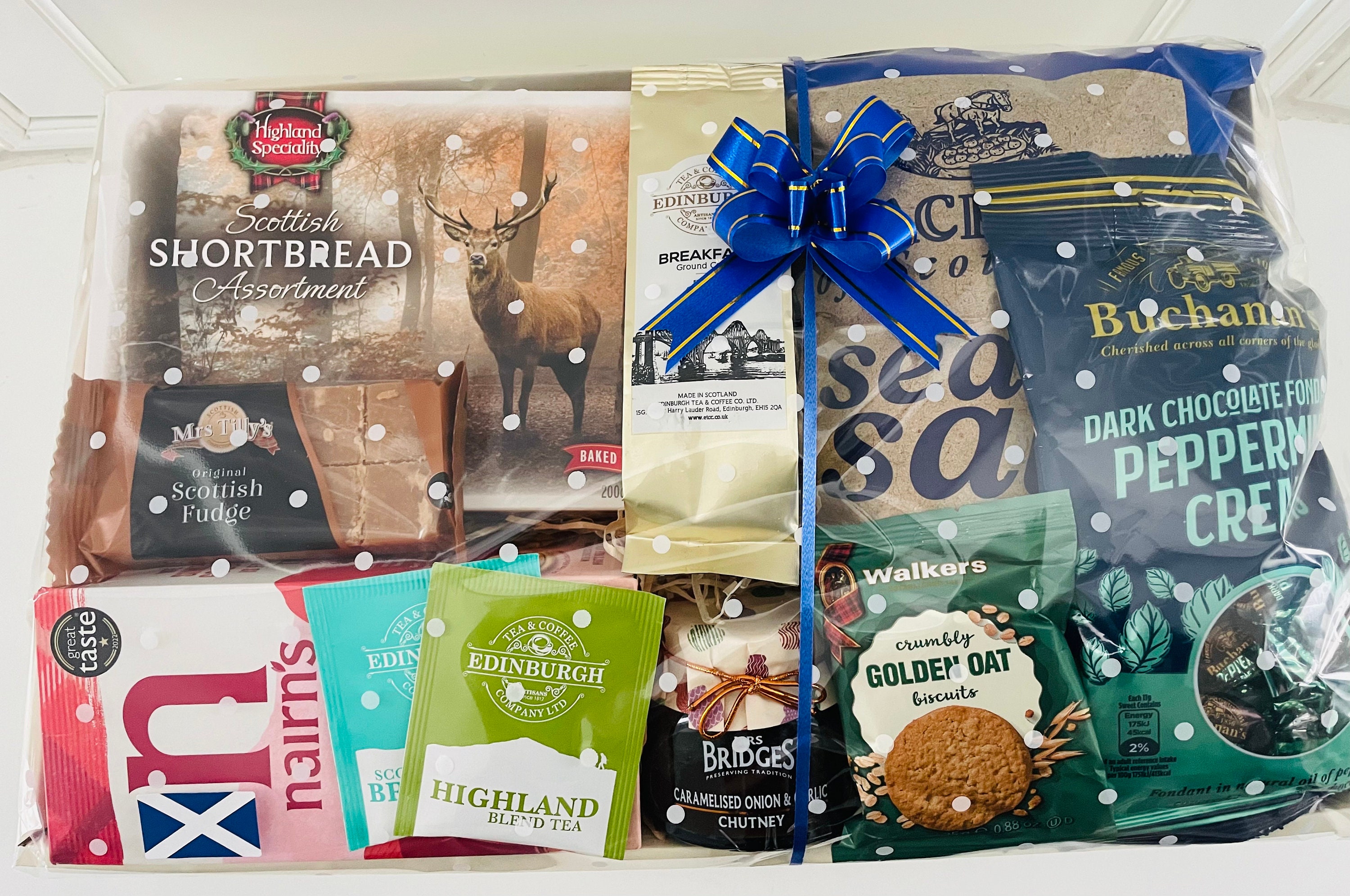 Luxury Scottish Food Gift Hamper | Shortbread, Fudge, Tea - Etsy