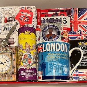 Union Jack Gift Hamper | Coronation |London Gift Hamper | British Hamper | London Afternoon Tea | British Afternoon Tea and Biscuits