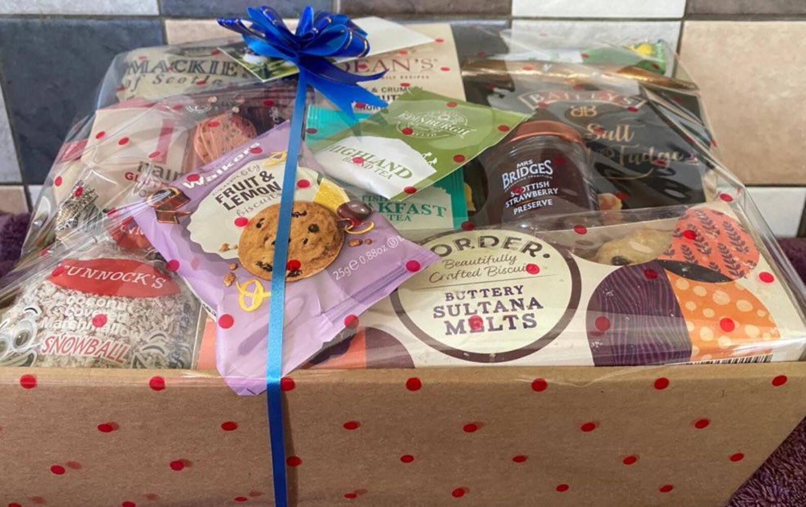 Scottish Luxury Themed Food Gift Hamper / Scottish Food Hamper Etsy