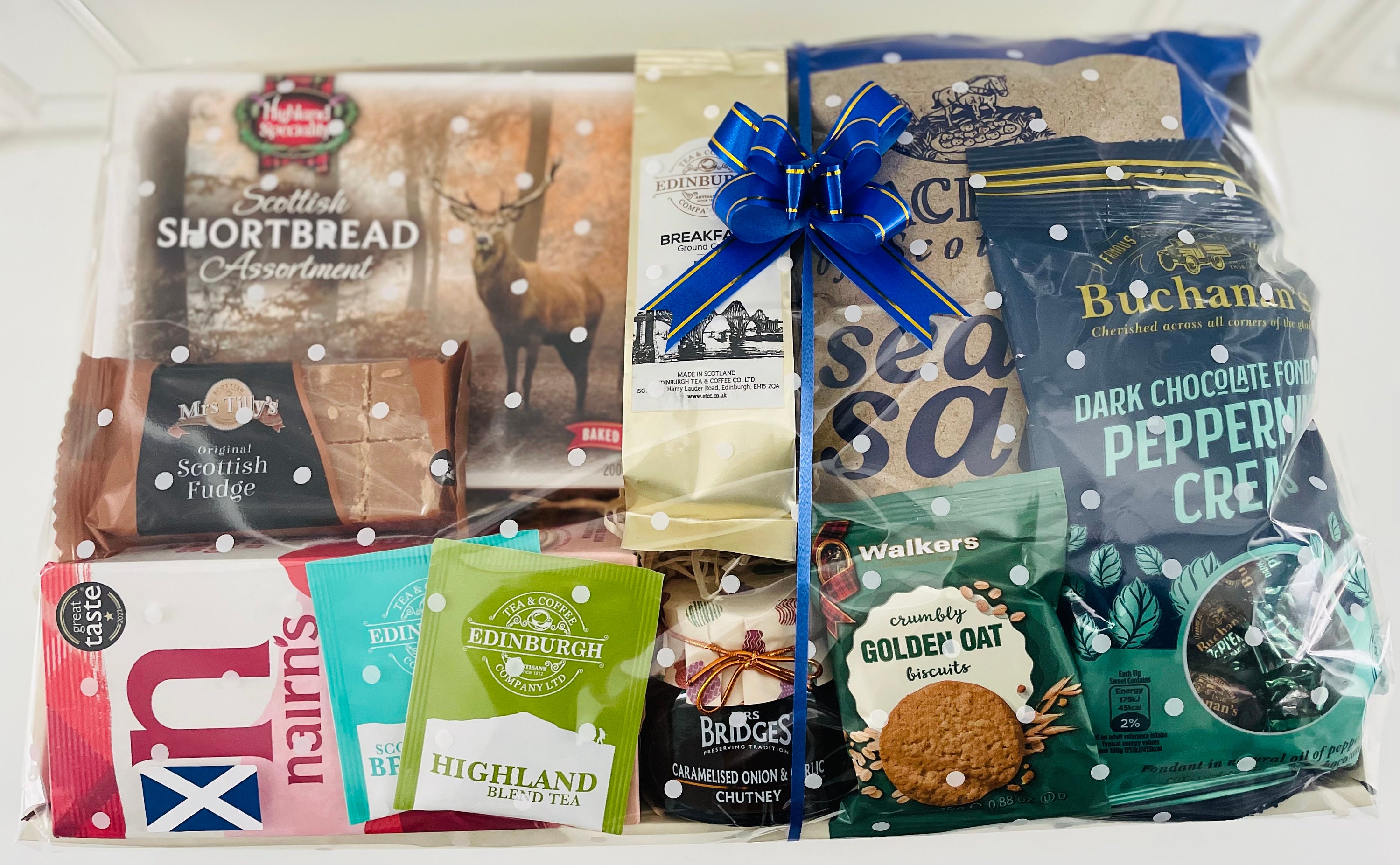 Luxury Scottish Food Gift Hamper | Shortbread, Fudge, Tea - Etsy Australia