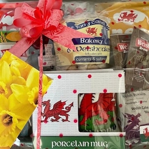 Welsh Gift Hamper Welsh Hamper Welsh Gift Welsh Afternoon Tea Gift from Wales Welsh Welcome Pack A Taste Of Wales Food Hamper image 6