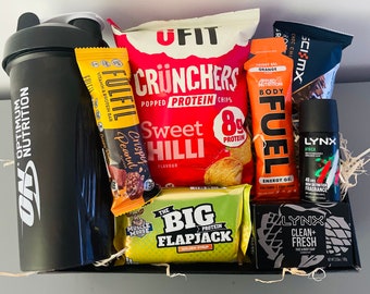 Ultimate Fitness Gift | Gym Protein Gift,Protein Bars, Pre Workout |Gym Fitness Gift Hamper | Gym Gift | Gift for Him or Her |Fitness Hamper