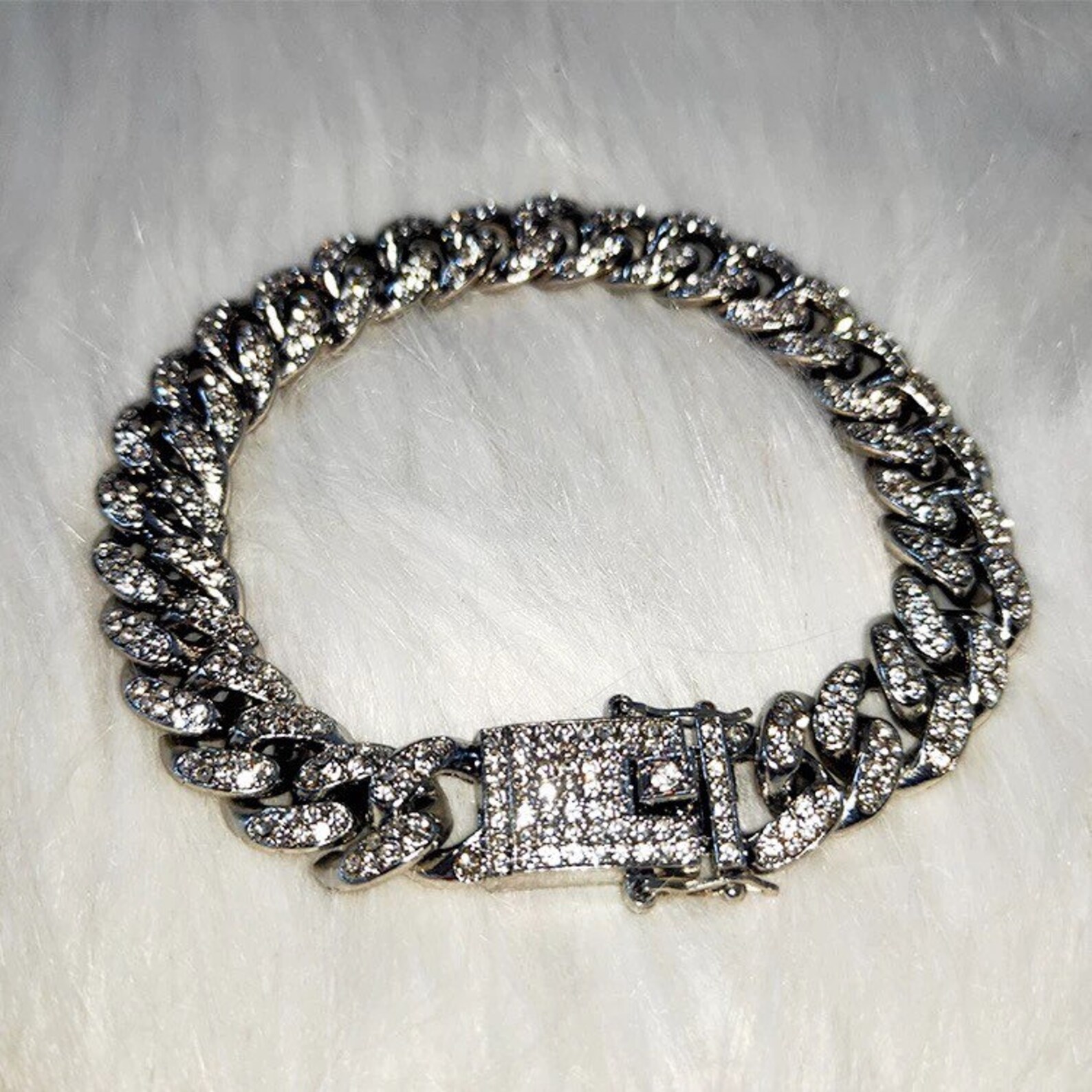 18k gold cuban anklet