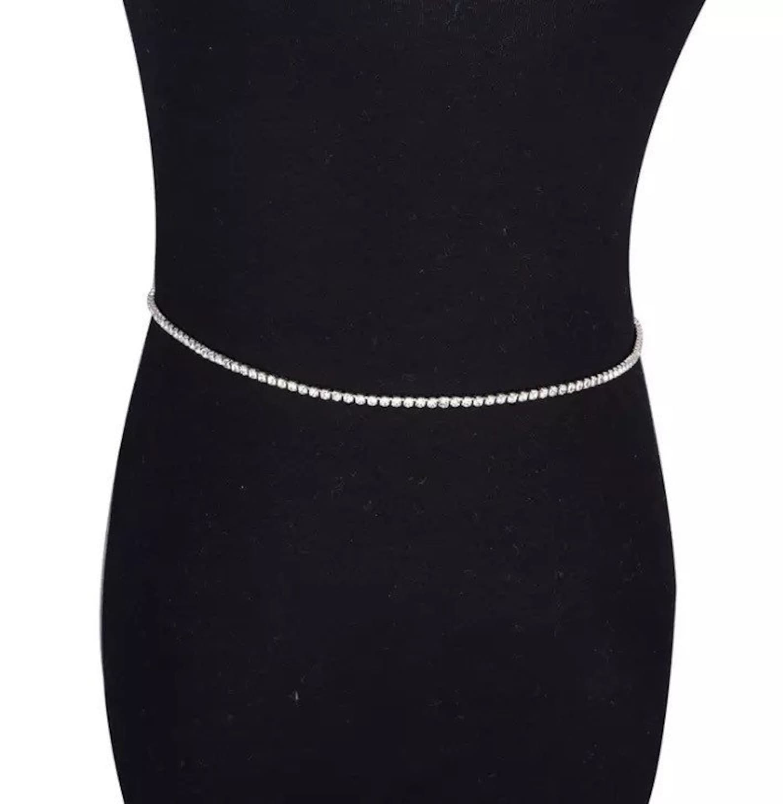 Diamond Belly Chain Rhinestones Body Jewelry Adjustable Etsy