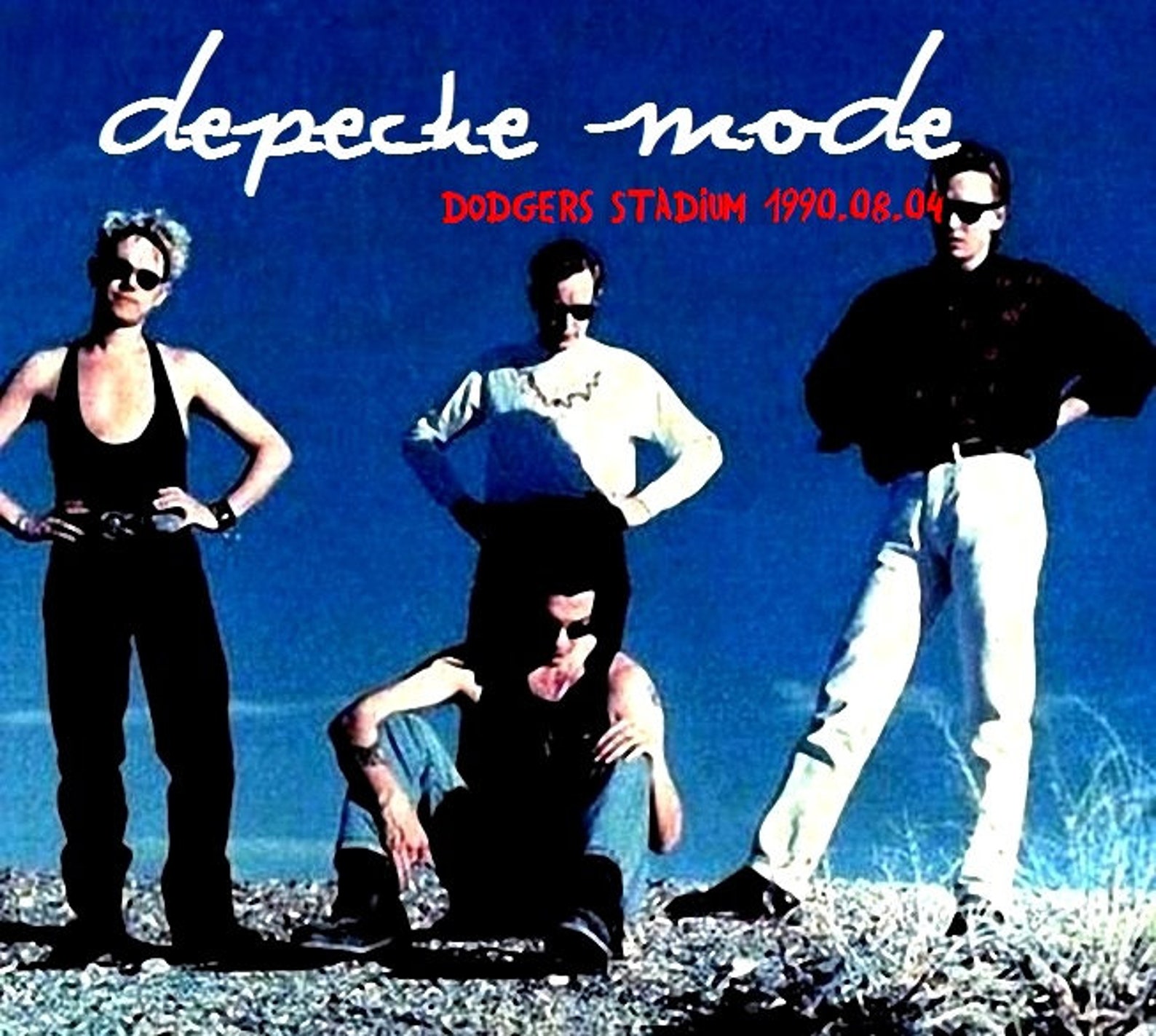 Depeche Mode live Dodgers Stadium 19900804 Los Angeles CA Etsy