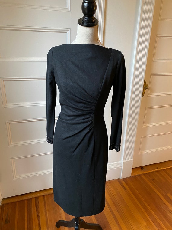 1950s wool wiggle dress
