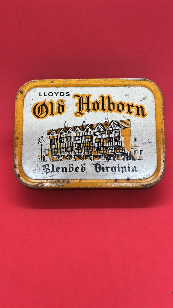 old holborn blonde tobacco Old Holborn Tobacco Tin Storage Gift Vintage Condition