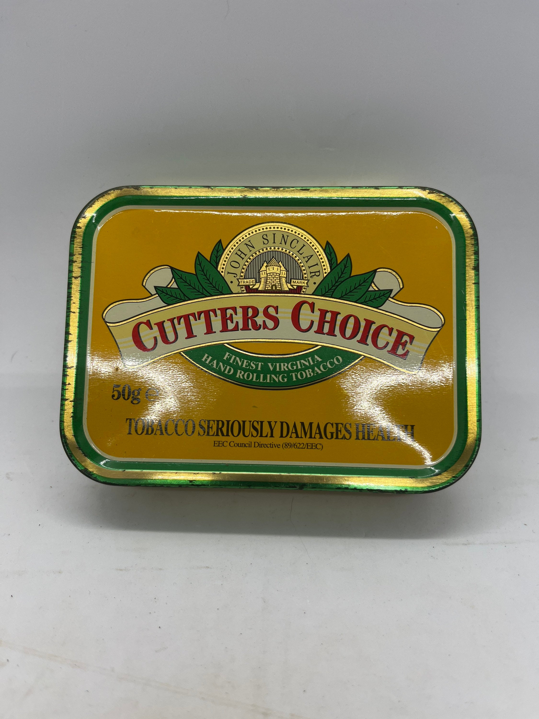 Cutters Choice Tobacco Tin Storage Gift Good Condition Tobacco Etsy UK