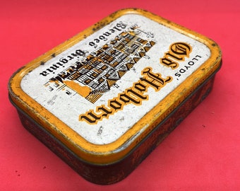 lloyds old holborn tobacco tin Old Holborn Tobacco Tin Storage Gift Vintage Condition