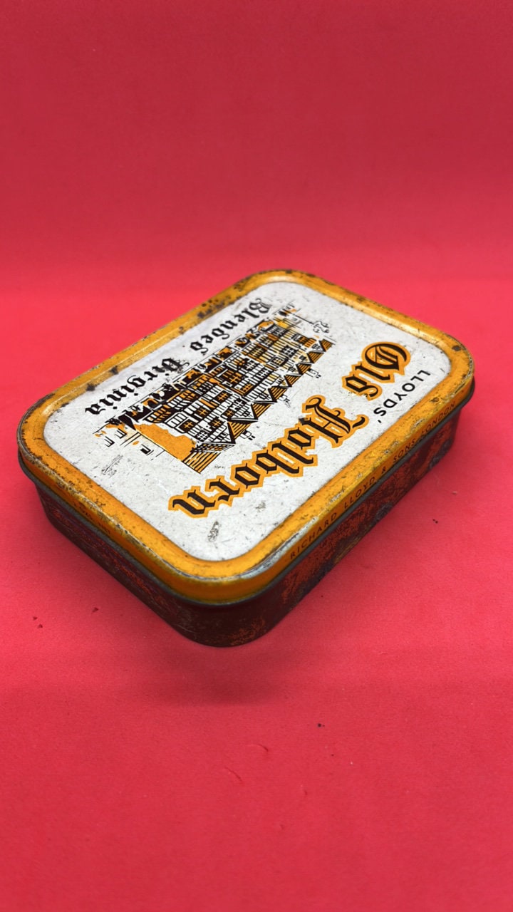 Old Holborn Tobacco Tin Storage Gift Vintage Condition