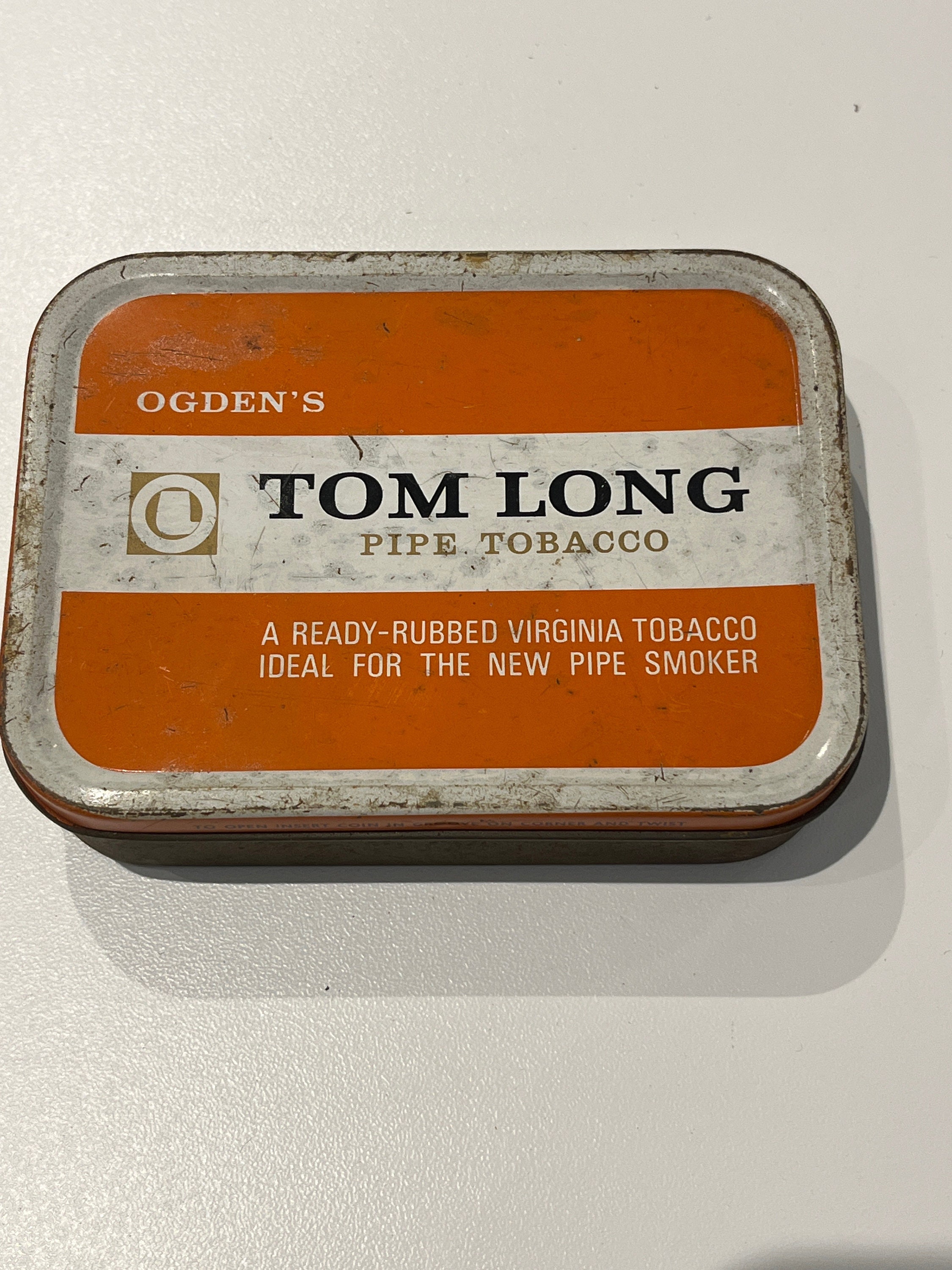 Tom Long Tin Vintage Storage Gift