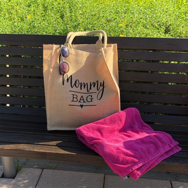 Jute Tasche „Mommy Bag“