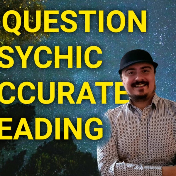 1 QUESTION PSYCHIC Reading / No Divination Tools Used Very Detailed Accurate Fast Delivery All Aspects Intuitive Clairvoyant Voice Recorded