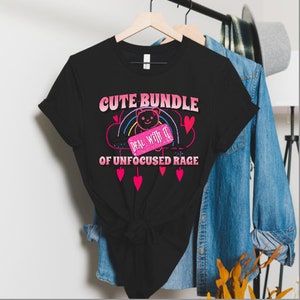 Kawaii Cute Bundle of Unfocused Rage Creepy Pastel Goth T-Shirt, Cute Pastel Goth Tee, Creepy Pastel Goth Gift, Funny Pastel Goth Shirt Girl