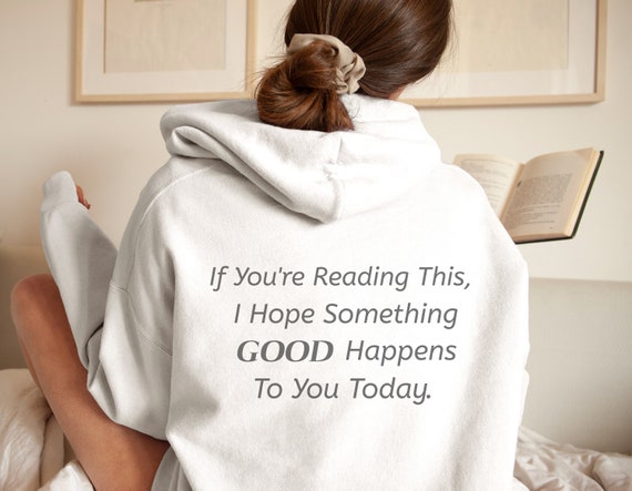 Have A Good Day Hoodie Sudadera de moda ropa estetica sudadera con capucha con palabras en la espalda Positive Vibes Hoodie Cute Spread Kindness Hoodie Etsy Mexico