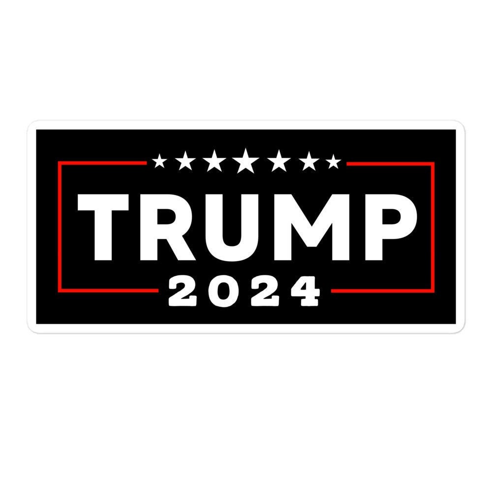 Trump 2024 Sticker Trump 2024 Decal Trump 2024 Bumper Etsy UK