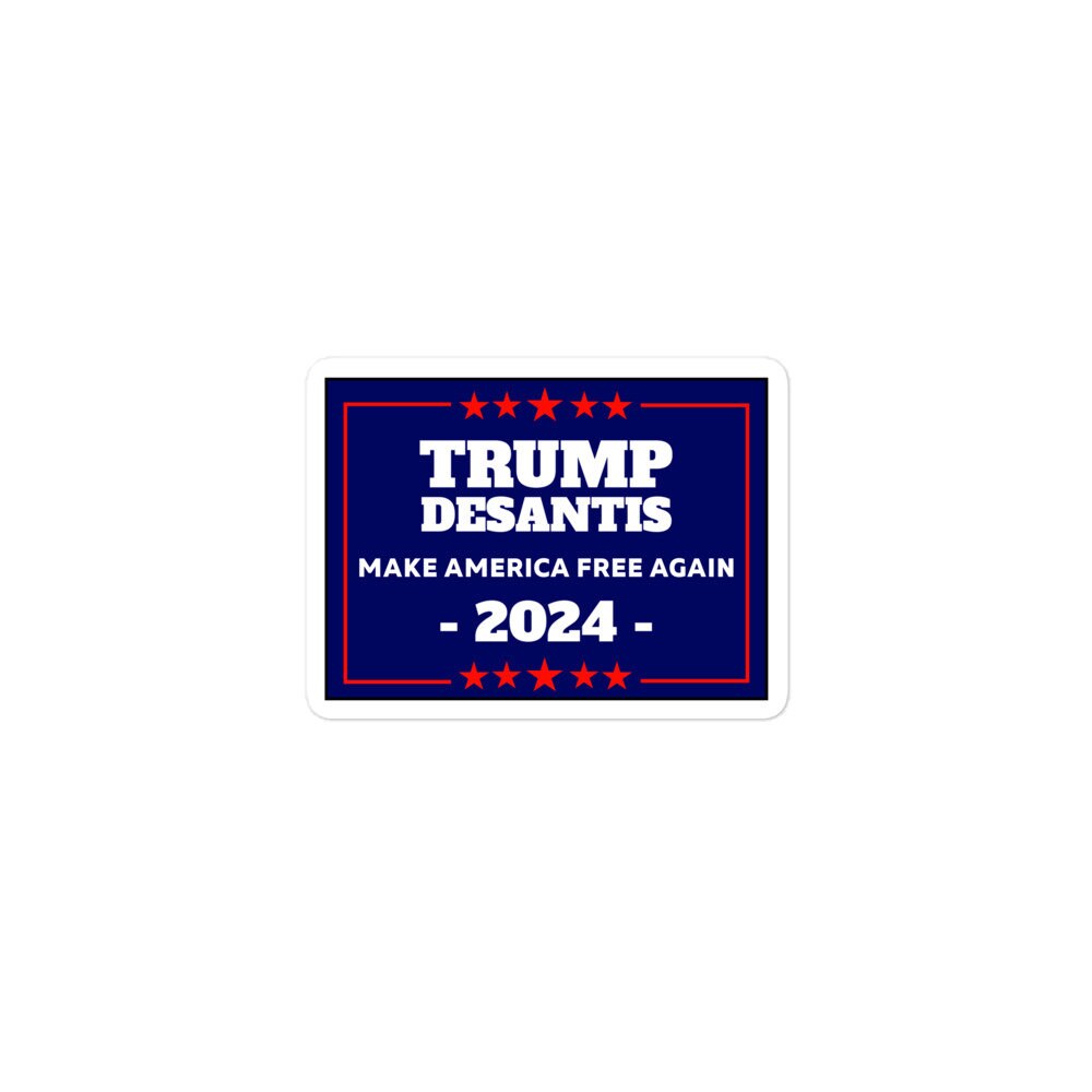 Trump Desantis 2024 Bumper Sticker Trump Desantis 2024 Etsy UK