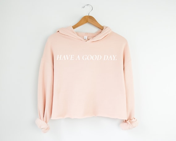 cute crop hoodie