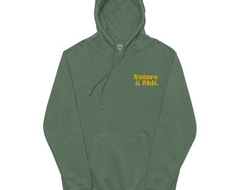 Nature and Shit Hoodie, Funny Nature Hoodie for Men & Women, Gift for  Nature Lover, Mountain Themed Hoodie, Camping Hoodie, Hiking Hoodie