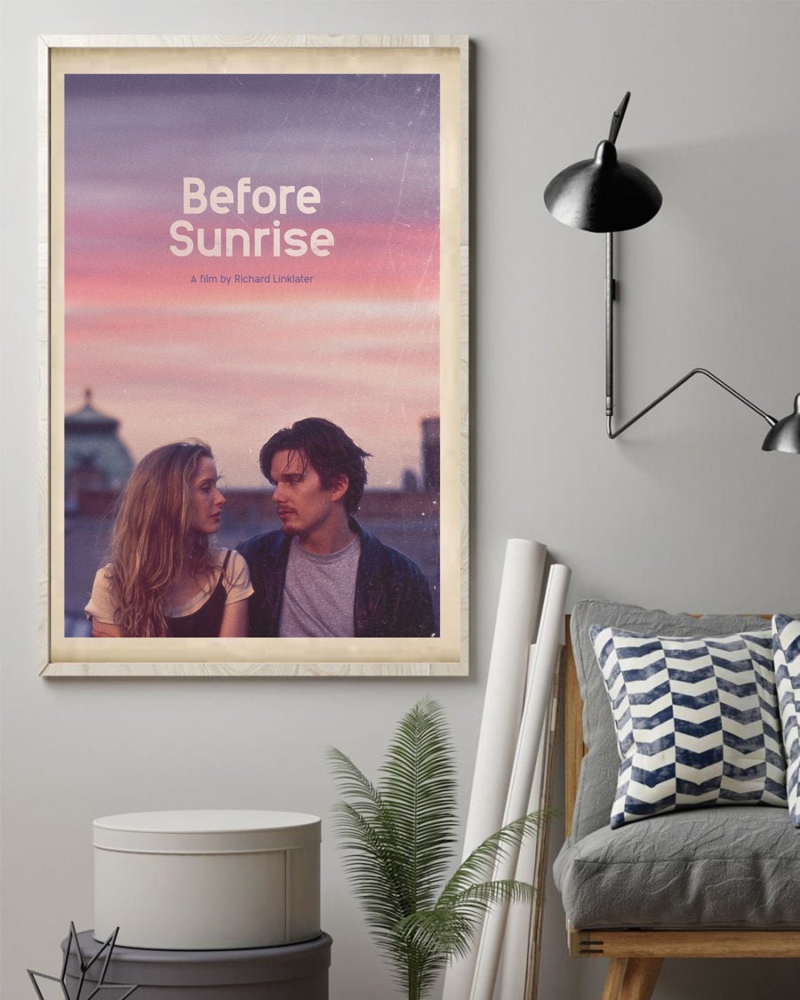 Before Sunrise Poster Romantic Film Poster Drama Lover Etsy