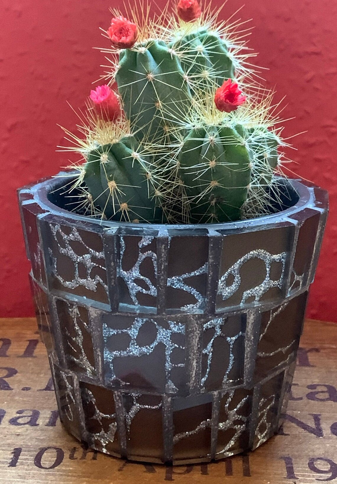 Modern Flower Pot Brown Plant Pot Ceramic Succulent Planter Etsy UK