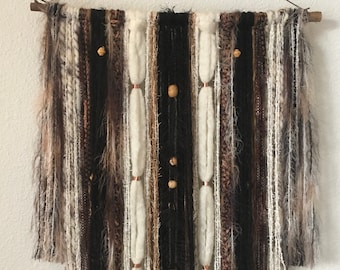 Fiber Wall Hanging, Wall Decor, Unique Fiber Art