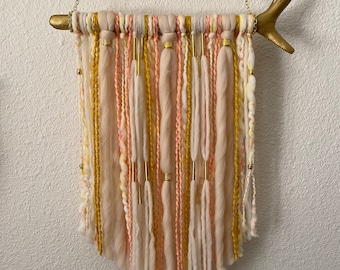 Fiber Wall Hanging, Wall Decor, Unique Fiber Art