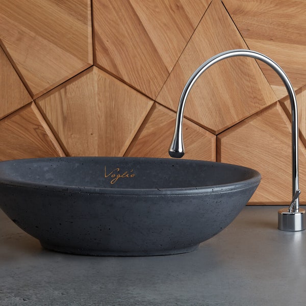 V_63 Concrete Sink |  Wash basin |  Washbasin |  Betonwaschbecken |   Waschbecken | Waschschale | Vasque en beton | Evier |  Lavabo Fontenje