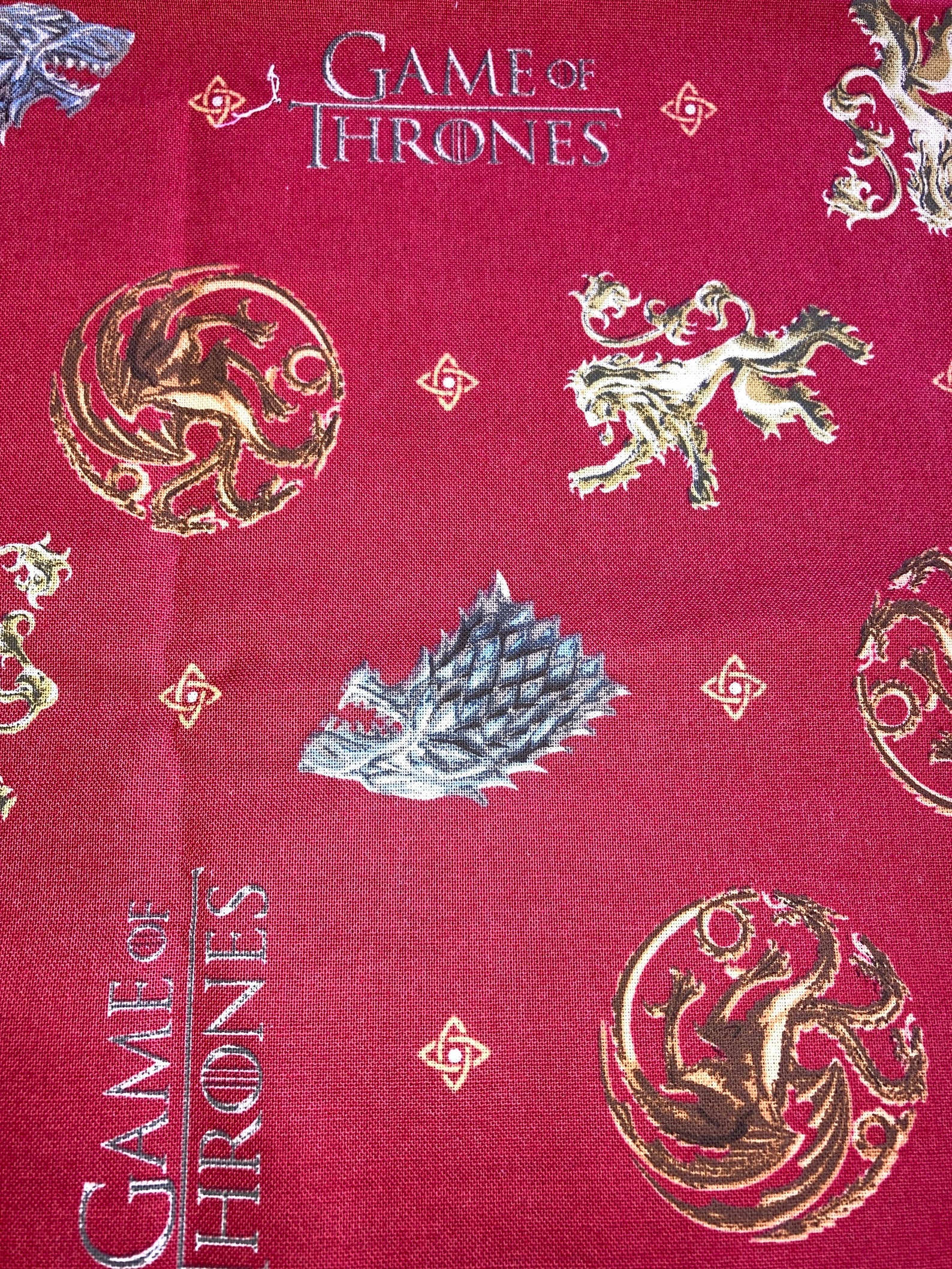 PreCut Game of Thrones Cotton Fabric Etsy