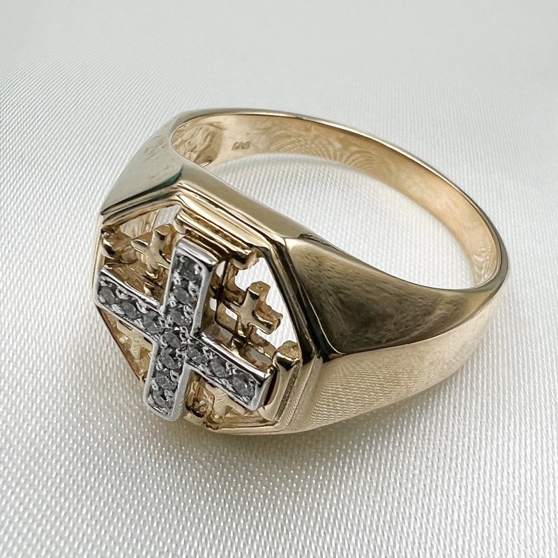 Cross Rings for Women - Etsy