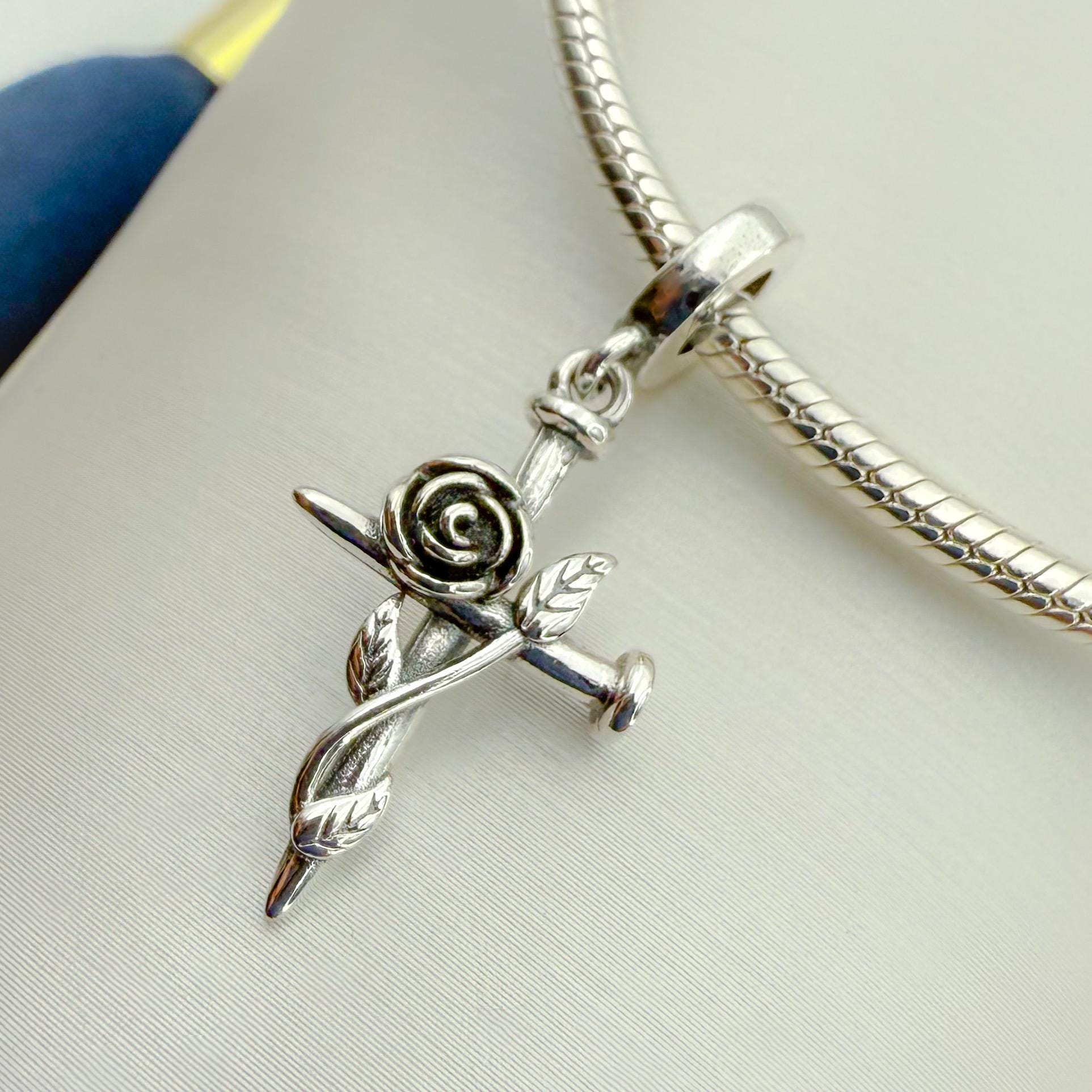 Cross Thorn Pendant - Etsy Cross Thorn Pendant - Etsy