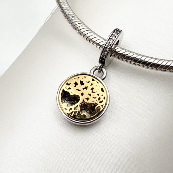 Family Roots Tree of Life Charm Antiqued Sterling Silver Family Roots Tree of Life Charm Antiqued Sterling Silver