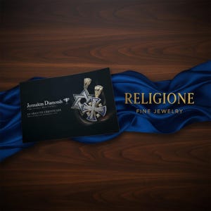 Handmade Big Star of Bethlehem | Star of the North Pendant | Sparkling White Zircons | Premium 925 Silver | Including Chain | 1.40x1.40 Inch image 9