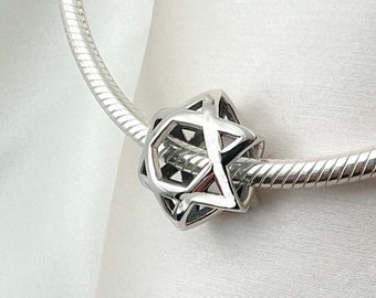 David Star Charm | Perfect Addition for Pandora Bracelet | Elegantly Crafted in 925 Silver