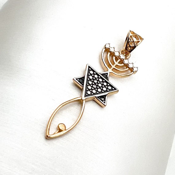 Grafted In Pendant- Silver 925 & Gold