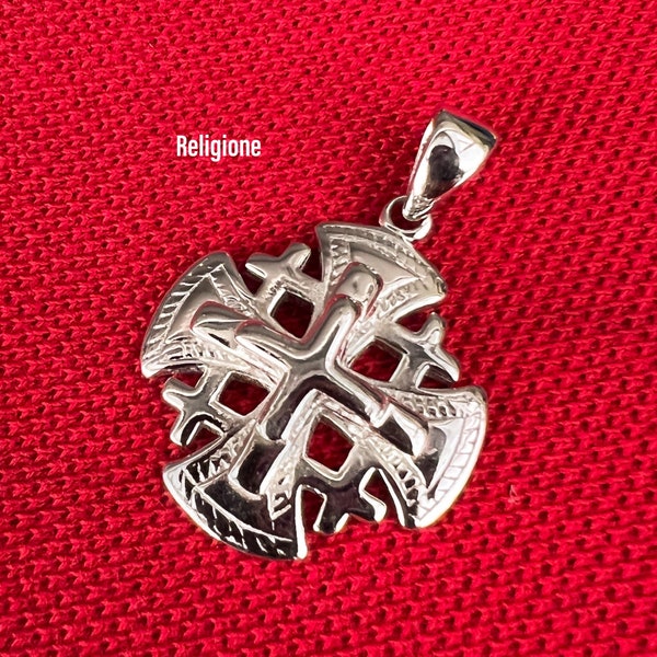 Jerusalem Cross Pendant (silver 925)