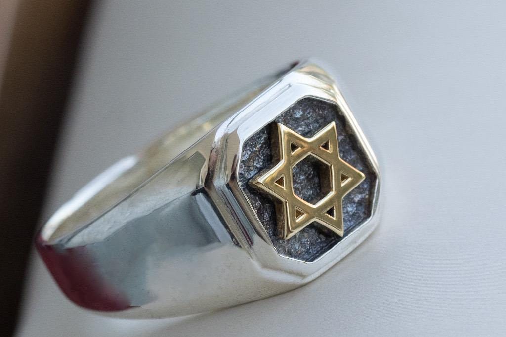 Star of David Mens Handmade Ring | Biblical Faith Jewelry | Gift From ...