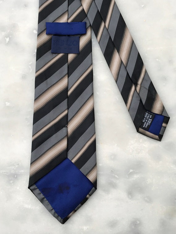 Kenzo silk scarf - Cravate Kenzo 100% soie